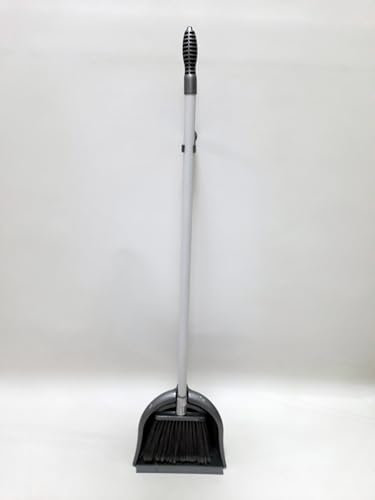 HERSIG - Escoba y recogedor sembrol Gris | Set Escoba y recogedor sembrol Gris. 24x19x83,5cm - 18x5x102cm