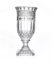 Vase aus Kristallglas mit Fuß, klare Glasvasen for Blumen, Kristallvase, groß, klar, hoch, Blumenvase, moderne Vase for Zimmer, Inneneinrichtung, Herzstück, Blumenvase, dekoratives Geschenk for den Ur