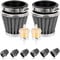 Swpeet 2 filtri dell'aria per moto da 54 mm con 2 filtri del carburante, kit universale di ricambio per aspirapolvere a cono per moto da cross e scooter da 50 cc, 110 cc, 125 cc, 150 cc, 200 cc, ATV e