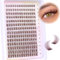 Brown Cluster Lashes Wispy Individual Eyelashes Clusters 196pcs D Curl Individual Lashes Extensions 8-16MM Fluffy Cluster Lash by Ruairie