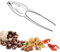 WMUVAZA Schiaccianoci, Schiaccianoci Antiscivolo, Acciaio Inox Schiaccianoci, schiaccianoci e crostacei, Acciaio Cromato, Argento, Schiaccianoci in Metallo per Noci, mandorle, nocciole, Frutti di Mare