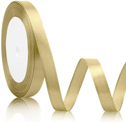 Nastro per Albero Di Natale Nastro Champagne Oro Nastro Oro 10mm X 22m Nastro Raso Giallo Nastro Girotorta Nastro Colorato Nastro Di Halloween Nastro Bomboniere Nastro per Bomboniere Nastro Regalo Oro