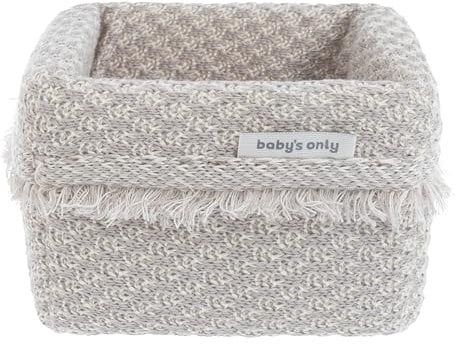 Baby's Only - Korb Happiness - Urban Taupe/Ecru - 18x18x18 cm