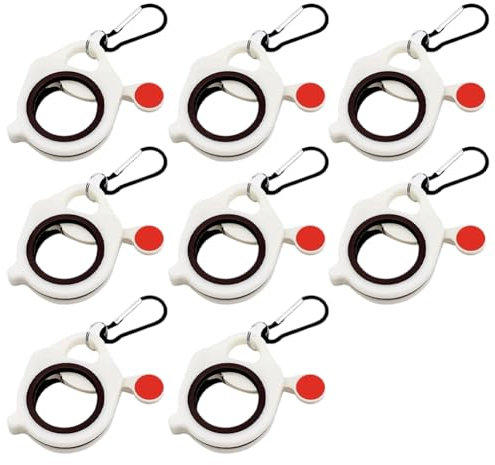 Tynmoel Kabelbinder-Organizer, Kabelbinder-Organizer-Halter, Leuchtet im Dunkeln, Effiziente Lösung, 8 Stück