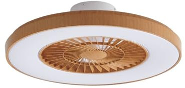 Lindby LED Deckenventilator mit Lampe Teleo dimmbar Leselampe (Modern) (1 flammig,) - Ventilator Wohnzimmerleuchte