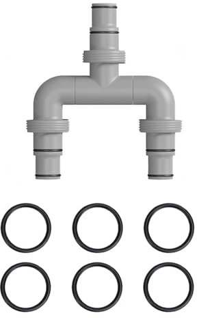 XSYKJGS Poolschlauch Schlauchverbinder Adapter 38mm/32mm Durchmesser, 3 Wege Poolschlauch Verbinder Für Schwimmbad Schlauch