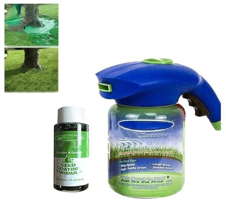 Liquid Seeding Grass Lawn Green Spray,2025 New Household Seeding System Liquid Spray Lawns Care Grass Shot,Lawn Patch Seed Sprayer,Can Make Green Grasss Seeds Fast Growing