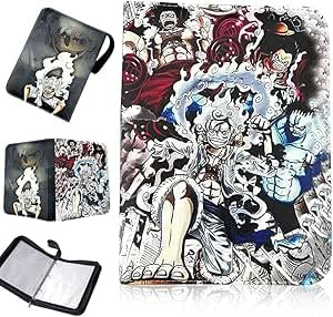 Anime Sammelalbum für TCG-Karten, Kapazität Sammelkarten Album Sammelalbum geeignet für Spielkarten, Fußball-Spielerkarten, etc. (vielfarbig)