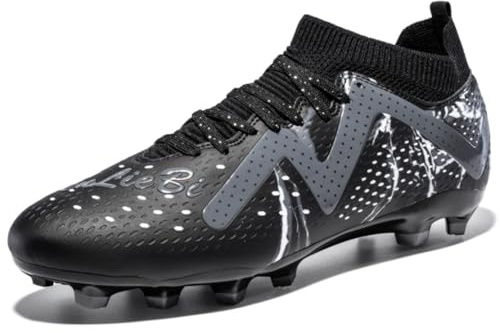 Fußballschuhe Herren High-Top Spikes Fussballschuhe Kinder Kunstrasen Football Shoes Stollen Outdoor Professionelle Trainingsschuhe Turnschuhe Unisex