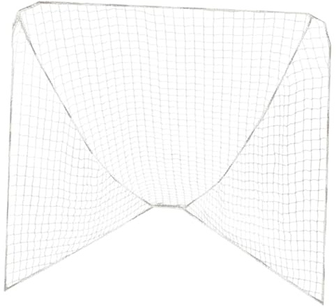 harayaa -Tornetz aus Nylon, tragbar, für Garten und Training, engmaschig gewebt, tragbar, für drinnen und draußen, Weiß 4 Mm