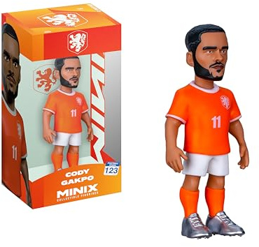 MINIX - Football Stars - Weltmeisterschaft #123 - Niederlande - Gakpo - Sammelfigur 12 cm