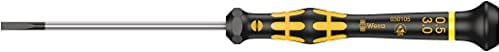 1578 Destornillador Plano Kraftform Micro, 0.50 x 3.0 x 80 mm