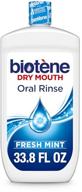 Biotene Oral Rinse Mouthwash for Dry Mouth, 33.8 fl oz