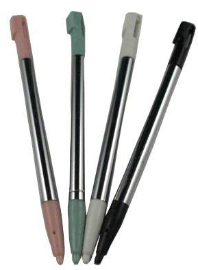 OSTENT Le Stylo de Jeu Métallique Est Compatible avec Nintendo DSi ndsi 4 Pièces