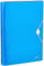 Leitz 45890036 Fächermappe WOW, A4, 6 Fächer, PP, blau metallic