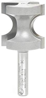 Amana Tool - 51547 Carbide Tipped Bullnose 1/4 Radius x 1 Dia x 1 4 Shank