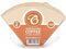 100 Size 4 Coffee Filter Paper Cones, Unbleached by EDESIA ESPRESS