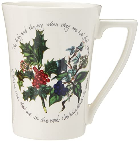 Portmeirion Home & Gifts HV79021 Mugs (M) S/2, Ceramic, Multi-Colour, 9 x 12 x 12 cm
