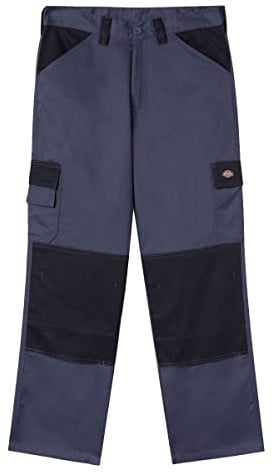 Dickies - Trousers for Men, Everyday Pants, Regular Fit, Grey/Black, 26W/32L