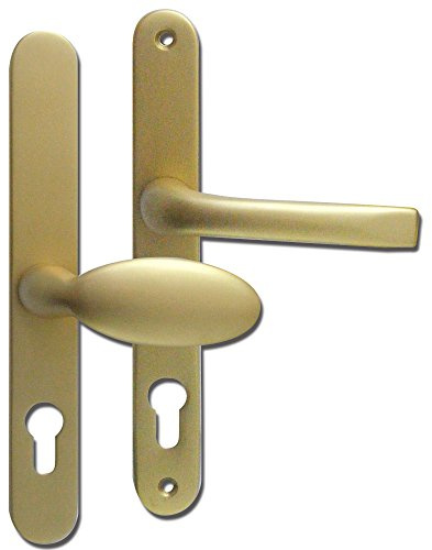 MILA Prolinea 92/62 Offset Lever/Pad UPVC Furniture - 240mm Backplate