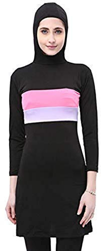 Easy-topbuy Einteiliger Muslimischer Badeanzug Konservativer Badeanzug Bademode Burkini Frauen von Hijab Swimwear Islamischer Beste Liebe