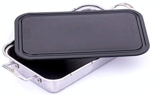 Char-Broil 3526981P04 Grill Plus Bräter & Schneidebrett, Silber