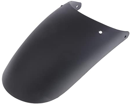 Shiwaki Copertura Parafango Anteriore Moto Metallico Modificato - 250 mm X 115 mm X 40 mm - Nero #1
