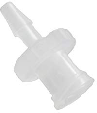 BleedZone Luer-Lock-Anschluss weiblich – 3/32 Zoll Schlauchstutzen Armaturen PP Polypropylen-Schlauch, 25x Luer-Lock-Adapter für Laborgeräte, Luer-Lock-Spritze, weiblicher Schlauchverbinder,