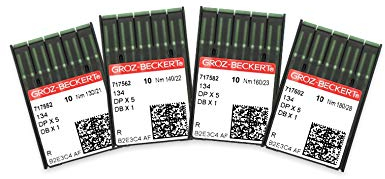Groz-Beckert Nähmaschinennadel 134 DPx5 dicke Nadeln 5er Pack (130-140-160-180)