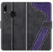 MOBESV Coque pour Huawei P Smart 2019 6,21, Housse en Cuir Magnétique Fonction Stand Étui pour Huawei P Smart 2019, Noir/Violet