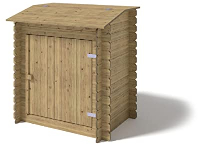 Paradies Pool Pumpenhaus Holz 1,26 m Gerätehaus Gartenhaus Geräteschuppen Geräteschrank Allzweck Universal Aufbewahrung