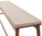 ZINN Weichschaum-Bankkissen, 3 cm dick, für Küche, Bank, Garten, Schaukel, Sitzkissen, Liegestuhl-Matte für drinnen und draußen, abnehmbarer Bezug, 150 x 40 cm, Beige