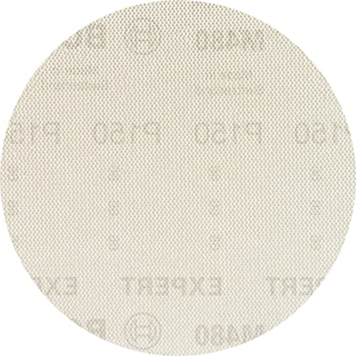 Bosch 50x EXPERT M480 Schleifnetz (für Farbe auf Holz, Hartholz, Ø 125 mm, Körnung 150, Professional Zubehör Exzenterschleifer, Schwingschleifer)