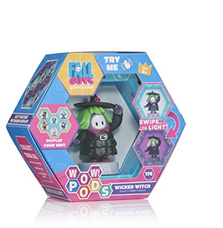 WOW! PODS Fall Guys: Ultimate Knockout - Wicked Witch Light-up Bobble-Head Figure | Official Merchandise, Collectibles, Toys and Gifts | For Fall Guys Fans