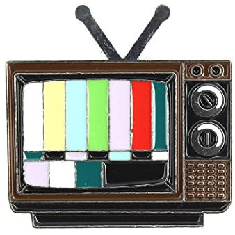 Clj Charles Le Jeune Pin's Tv Cathodique Vintage - Cinéma - Vintage - qualité de finition - Epingle - Broche - Badge - PINS HUMOUR - ORIGINAUX