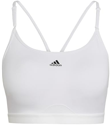 Adidas HC5421 AEROREACT LS P Sports Bra Damen White Größe 2XSD
