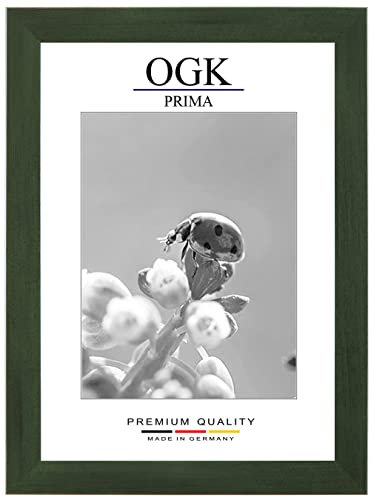 Online-GalleryKing OGK - Cadre photo en bois - 30 x 40 cm - Vert délavé - Photo, poster, puzzle, galerie - Cadre