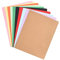 10 Stück Präsentationsmappe aus Karton, 10 Farben Ordnungsmappe Dokumentenmappe Set, 310x220 mm Aktenhülle Projektmappe mit Visitenkartenschlitz, Kraftpapier Mappe A4 für Schule Büro Business Zuhause