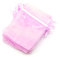 OLILLY - 100 Organzabeutel – 7 x 9 cm – Farbe Rosa – Ideal für Hochzeit, Taufe, Geschenke, Lavendel, Schmuck (Rosa)