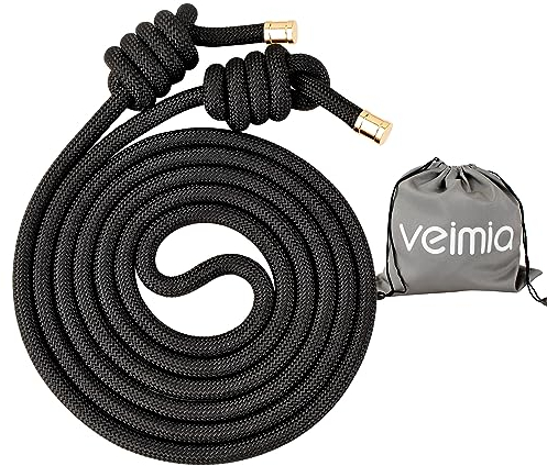 veimia Flow Rope for Fitness High Performance Double Woven Workout Rope Adjustable Flow Jump Rope for Men Women Training Indoor Outdoor Cardio Exercise Rope for beginner