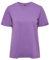 PIECES Pcria SS Fold Up Solid Tee Noos BC T-Shirt, Bellflower, XS Donna