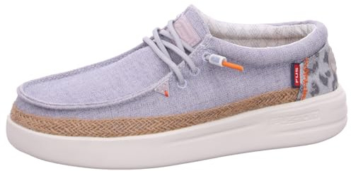 Fusion Leinenschuh Blau in Größe 36