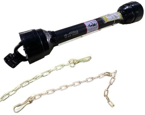 Zapfwelle Gelenkwelle, 686-783mm 780Nm Kardanwelle Gelenkwelle mit Schutz PTO-Shaft Antriebswelle,1 3/8 - 6 Zähne (TYP B (47-70cm))