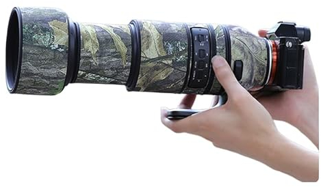 CHASING BIRDS Camouflage-Objektivschutz für Tamron 150–500 mm F5–6.7 Di III VC VXD, regenfeste Objektivschutzabdeckung (Green Leaf Camouflage, E-Mount)