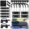 Abnaok Lot de 4 fixations universelles pour coffre de toit en U - Accessoires d'installation en acier inoxydable