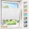 Magiea Plissee ohne Bohren verdunkelung, Thermo Plisseerollo Klemmfix, Weiß 70x200cm(BxH), Verdunklungsplissee 100% lichtundurchlässig, Faltrollo für Fenster, Sichtschutz Sonnenschutz