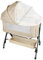 Berceau Cododo avec Matelas et Moustiquaire, Maille Respirante, Moustiquaire, 2 in 1 Lit Bébé Cododo pour Les Bébés de 0 à 36 Mois Pliable -104*52*100-110 cm (4 niveaux de hauteur) - blanc cassé