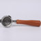 CAPFEI Bottomless Portafilter 51 mm for Delonghi Dedica EC680/EC685/EC885 with 3 Ears and Wooden Handle | Filter Basket 0.3 mm Pores