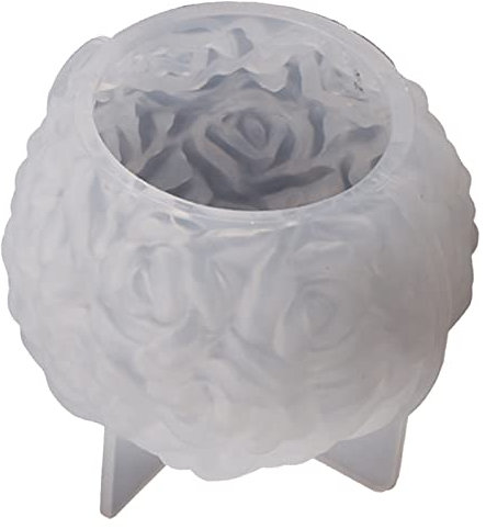 Große Silikonform für Blume, Rosenkugel, Duftwachsform, handgefertigt, Gips, Harz, Seife, Bastelform