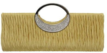 Taschen Schwarz Billig Handtasche, Abendparty-Einkaufstasche Kopfhörer Taschen & Cases (Gold, Onesize)